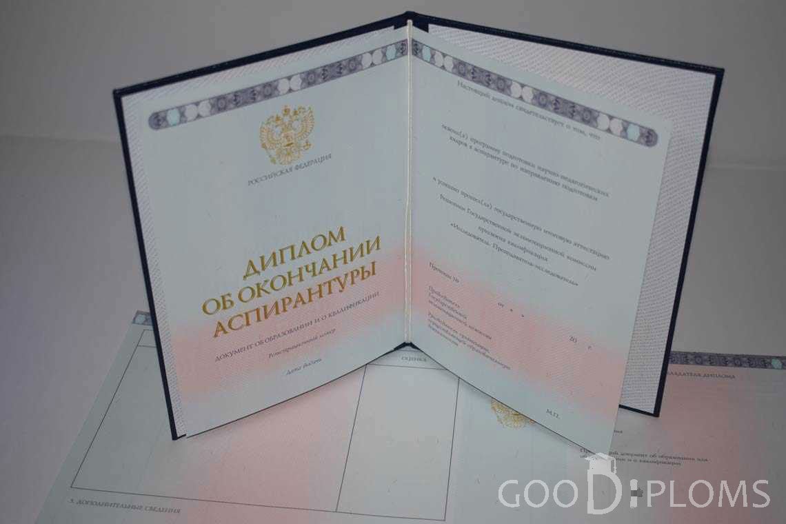 Диплом Аспирантуры период выдачи 2014-2020 -  Балашиху