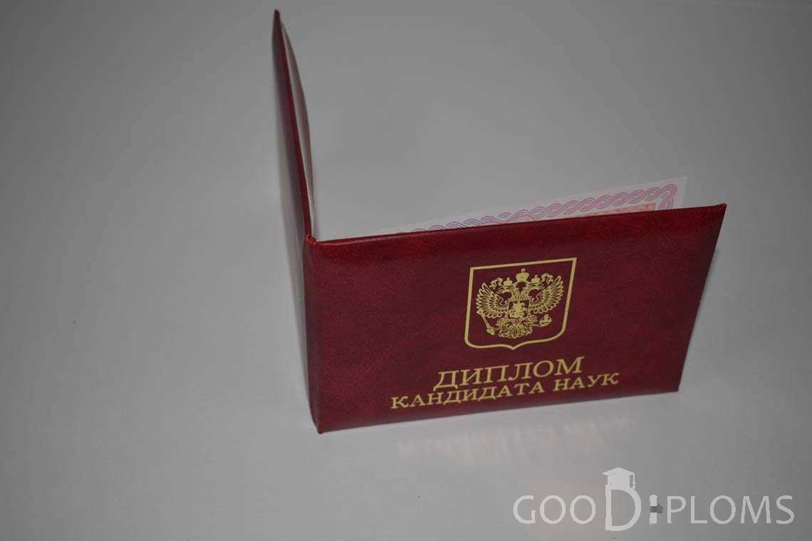 Диплом Кандидата Наук - Обратная Сторона период выдачи 2013-2016 -  Балашиху