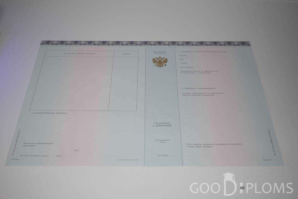 Приложение к Диплому МГИМО период выдачи 2014-2020 -  Балашиху